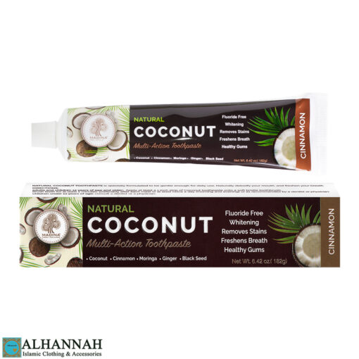 Halal Coconut Whitening Toothpaste (Cinnamon) ii1640