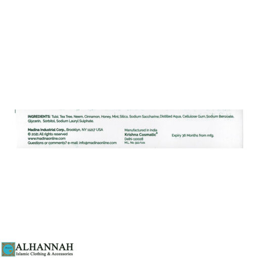 Halal Herbal Whitening Toothpaste (Fresh Mint) ii1642 (3)