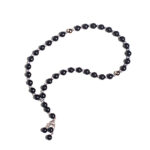 Transparent Black Acrylic Tasbih Beads ii1647