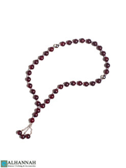 Transparent Brown Acrylic Tasbih Beads ii1646