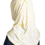 Girls Lemon Swirled Amira Hijab - hi2654