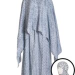 2 Piece Prayer Outfit - Blue Paisley Print - ps607