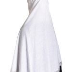 Elbow Length Amira Hijab - White - hi2676