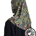 Printed Amira Hijab in 12 Prints - hi2683-2