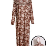 Tan Floral Prayer Outfit - ps634