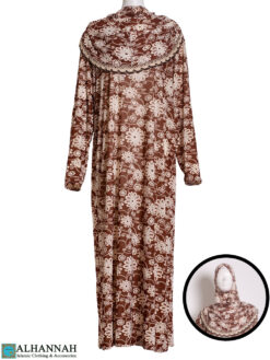 Tan Floral Prayer Outfit - ps634