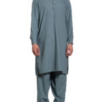 Men's Pakistani Style Salwar Kameez - Aqua Green me928