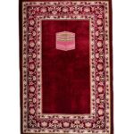 Turkish Prayer Rug Floral Mihrab Kaaba Motif - Ruby ii1672