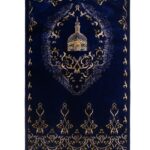Arabesque Mosque Turkish Prayer Rug Navy ii1701