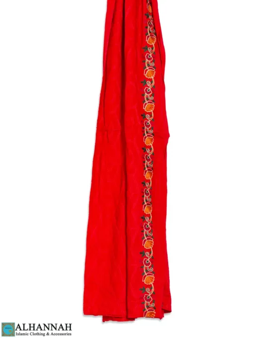 Embroidered Ruby Red Salwar Kameez sk1281 (2)