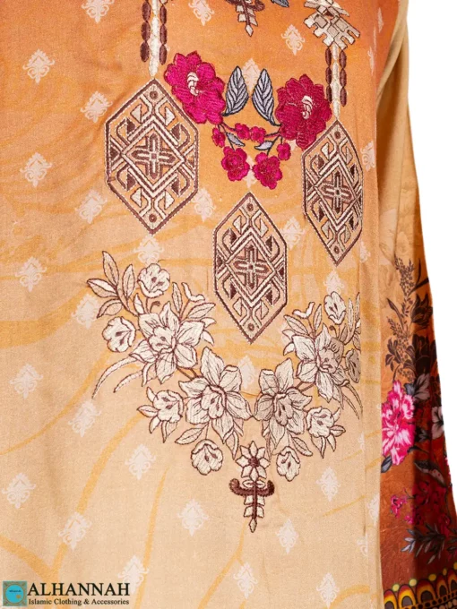 Sienna Rose Floral Embroidered Salwar Kameez with Desert Salwar SK1299_3