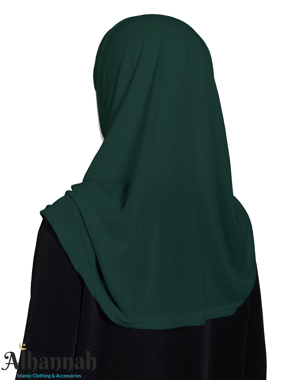 Girls Green 1 Piece Hijab ch592