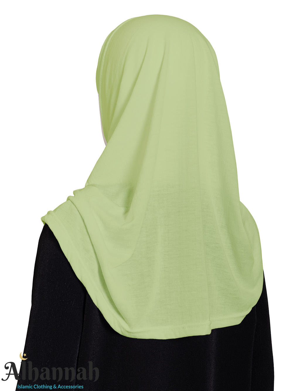 Girls Lime 1 Piece Hijab ch590