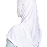 White 1 Piece Amira Hijab hi2703