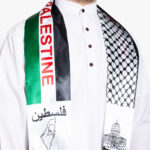 Satin Palestinian Scarf gi1122