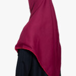 Oversized Maroon Triangle Hijab hi2772