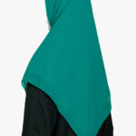 Turquoise Square Hijab hi2821