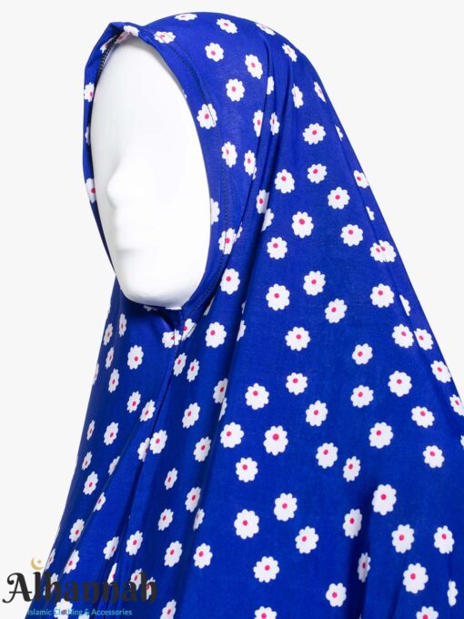 2 Piece Prayer Outfit in Blue Daisy Print ps673 HOOD