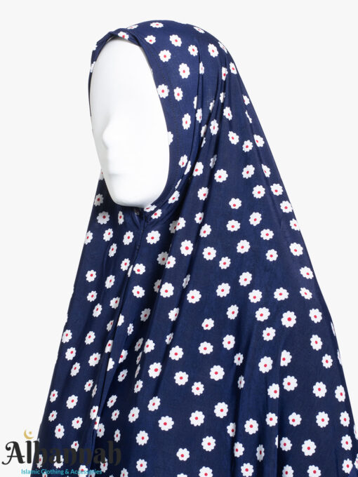 2 Piece Prayer Outfit in Navy Daisy Print ps674 HOOD