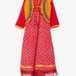 Girls-Red-Salwar-Kameez-with-Lace-Up-Front-ch621